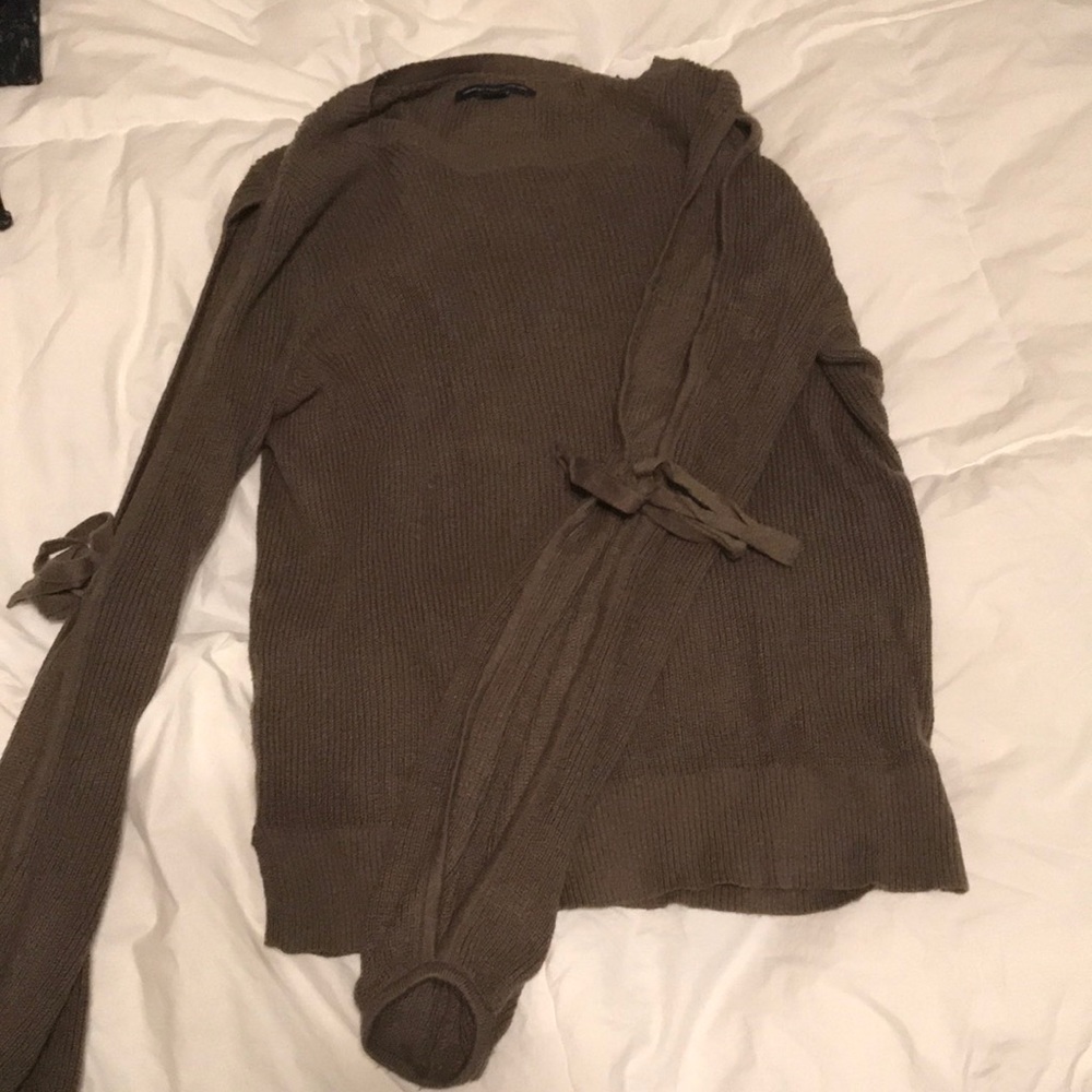 Olive green sweater!